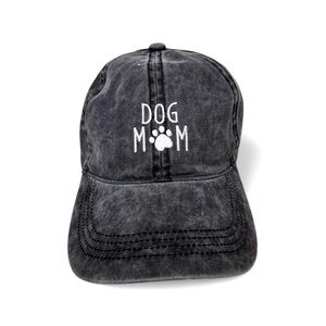 NWT David & Young Dog Mom Baseball Cap Women's Acid Washed Adjustable OS